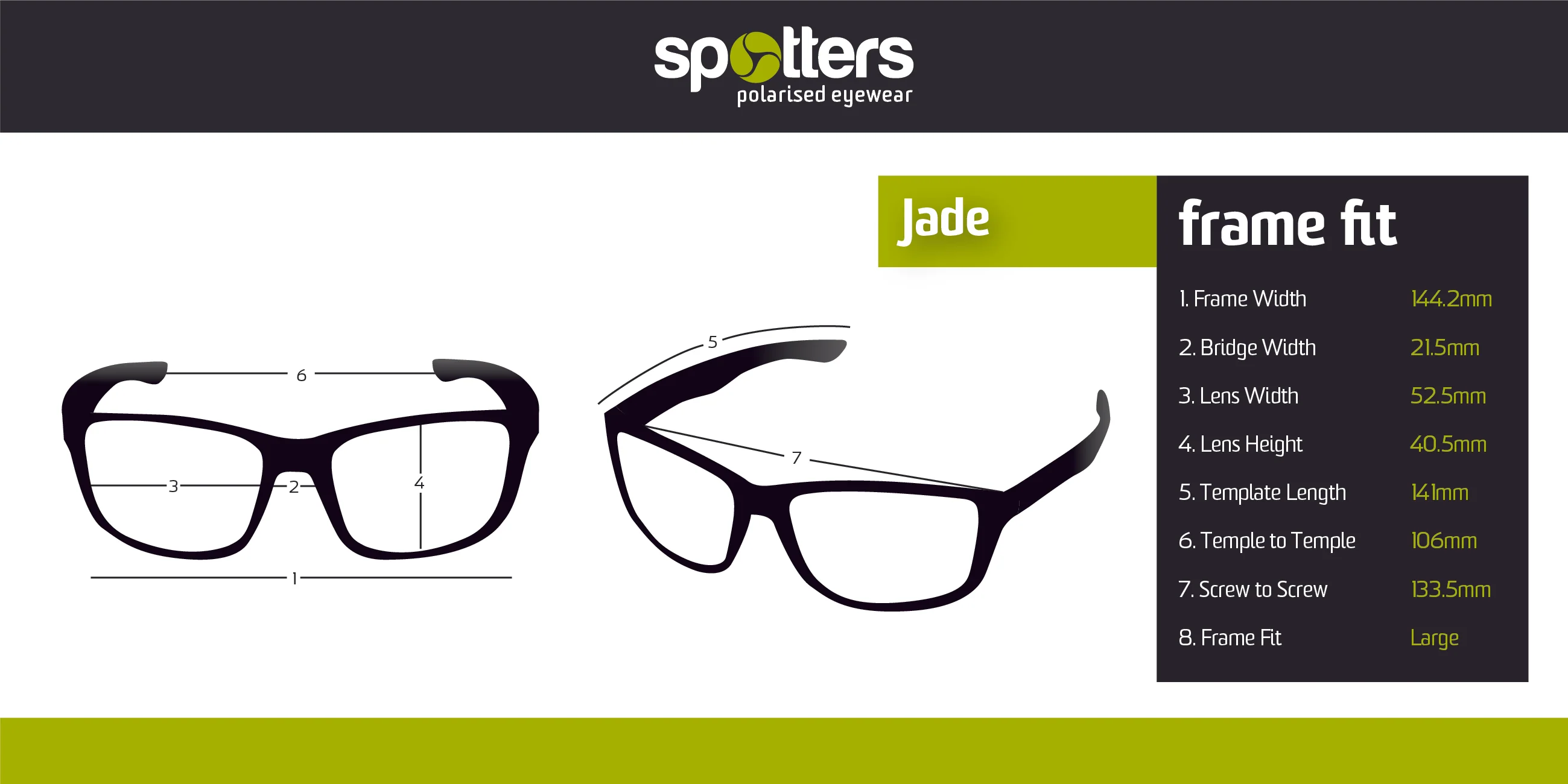 Spotters Sunglasses Jade Gloss Black - Image 3