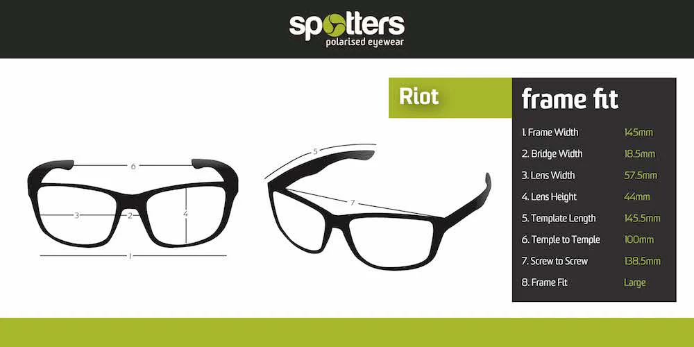 Spotters Sunglasses Riot Matt Black - Image 6